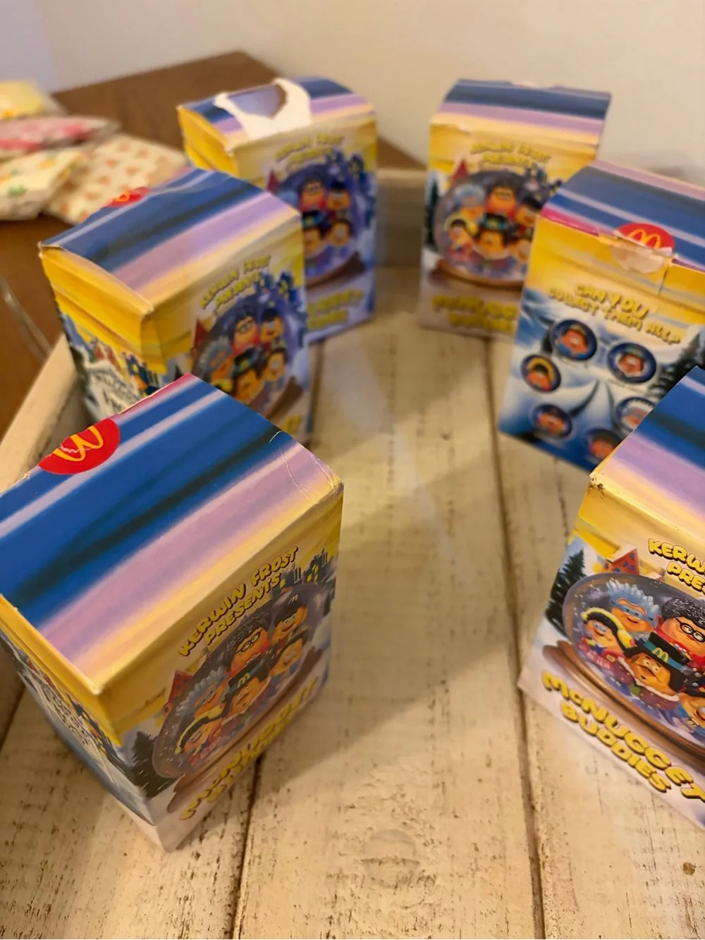 McDonald's McNugget Buddies Collectible Box Set - Blue & Yellow Packaging